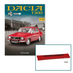 Macheta auto Dacia 1300 KIT Nr.110, scara 1:8 Hachette