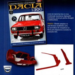 Macheta auto Dacia 1300 KIT Nr.104 - elemente interior part3, scara 1:8 Eaglemoss