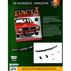 Macheta auto Dacia 1300 KIT Nr.106 - elemente interior part5, scara 1:8 Eaglemoss