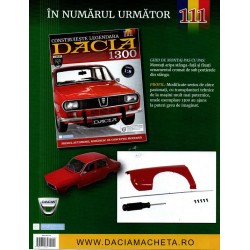 Macheta auto Dacia 1300 KIT Nr.110 - grila capota fata, scara 1:8 Eaglemoss