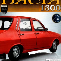 Macheta auto Dacia 1300 KIT Nr.116 - suport numar spate, scara 1:8 Eaglemoss