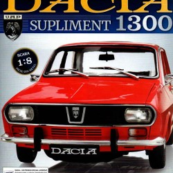 Macheta auto Dacia 1300 KIT Nr.125 (5) Supliment - bagaj, scara 1:8 Eaglemoss