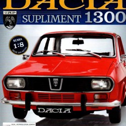 Macheta auto Dacia 1300 KIT Nr.129 (9) Supliment - elemente carucior, scara 1:8 Eaglemoss