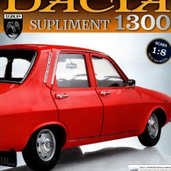 Macheta auto Dacia 1300 KIT Nr.132 (12) Supliment - elemente carucior, scara 1:8 Eaglemoss