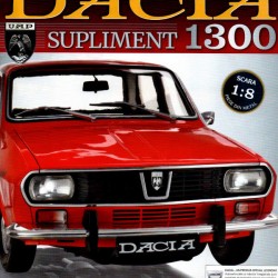 Macheta auto Dacia 1300 KIT Nr.135 (15) Supliment – elemente carucior, scara 1:8 Eaglemoss
