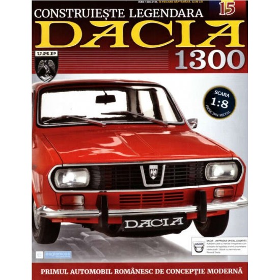 Macheta auto Dacia 1300 KIT Nr.15 - roata fata, scara 1:8 Eaglemoss