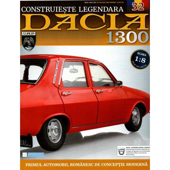 Macheta auto Dacia 1300 KIT Nr.32 - mocheta portbagaj, scara 1:8 Eaglemoss