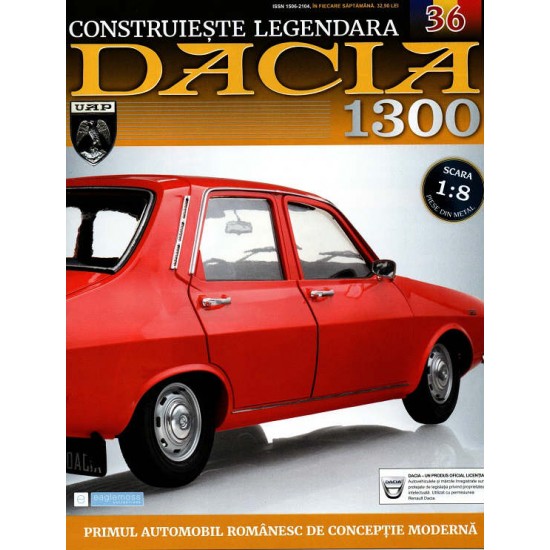 Macheta auto Dacia 1300 KIT Nr.36 - elemente coloana directie, scara 1:8 Eaglemoss