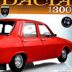Macheta auto Dacia 1300 KIT Nr.40 - presuri interior, scara 1:8 Eaglemoss