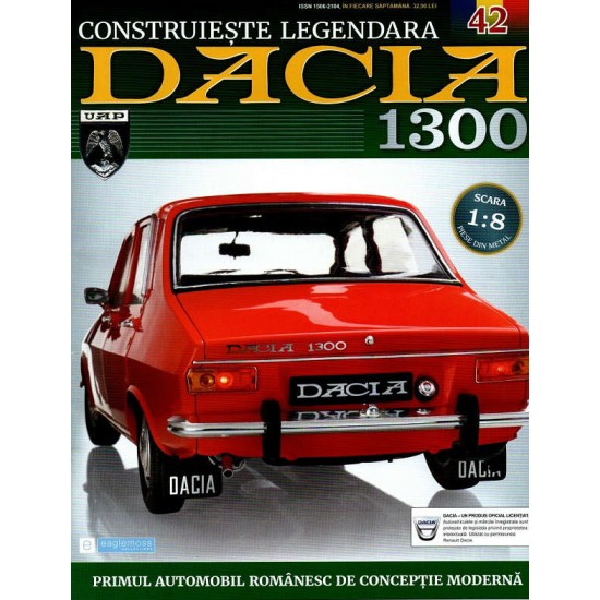 Macheta auto Dacia 1300 KIT Nr.42 - elemente scaun fata, scara 1:8 Eaglemoss