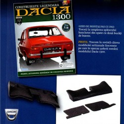 Macheta auto Dacia 1300 KIT Nr.53 - elemente bancheta part 2, scara 1:8 Eaglemoss