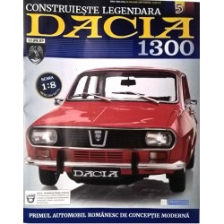 pleasant pope Receiver Macheta auto Dacia 1300 KIT Nr.113 - aripa fata dreapta, scara 1:8 Eaglemoss