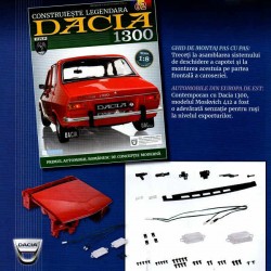 Macheta auto Dacia 1300 KIT Nr.61 - elemente compartiment motor, scara 1:8 Eaglemoss