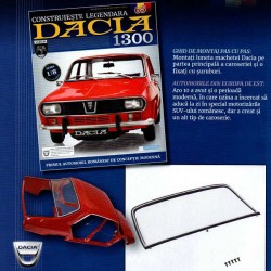 Macheta auto Dacia 1300 KIT Nr.64 - parbriz, scara 1:8 Eaglemoss