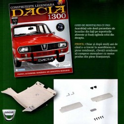 Macheta auto Dacia 1300 KIT Nr.66 - plafon interior, scara 1:8 Eaglemoss