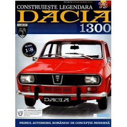 Macheta auto Dacia 1300 KIT Nr.73 - oglinda exterioara, scara 1:8 Eaglemoss