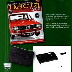 Macheta auto Dacia 1300 KIT Nr.74 - elemente portiera part2, scara 1:8 Eaglemoss