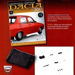 Macheta auto Dacia 1300 KIT Nr.75 - elemente portiera part3, scara 1:8 Eaglemoss