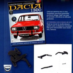 Macheta auto Dacia 1300 KIT Nr.76 - elemente portiera part4, scara 1:8 Eaglemoss