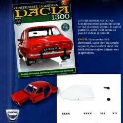 Macheta auto Dacia 1300 KIT Nr.77 - elemente portiera part5, scara 1:8 Eaglemoss