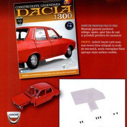 Macheta auto Dacia 1300 KIT Nr.83 - elemente portiera stg-spate part5, scara 1:8 Eaglemoss