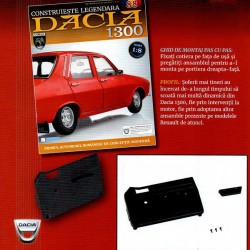 Macheta auto Dacia 1300 KIT Nr.87 - elemente portiera dr-fata part3, scara 1:8 Eaglemoss