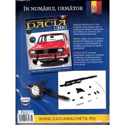 Macheta auto Dacia 1300 KIT Nr.8 - accesorii motor, scara 1:8 Eaglemoss