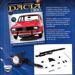 Macheta auto Dacia 1300 KIT Nr.8 - accesorii motor, scara 1:8 Eaglemoss