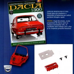 Macheta auto Dacia 1300 KIT Nr.93 - elemente portiera dr-spate part2, scara 1:8 Eaglemoss