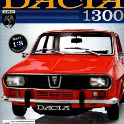 Macheta auto Dacia 1300 KIT Nr.97 - elemente portiera dr-spate part6, scara 1:8 Eaglemoss