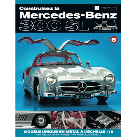 Macheta auto Mercedes Benz 300 SL KIT Nr.6, scara 1:8 Eaglemoss