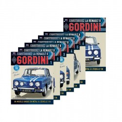Colectie Macheta auto Renault 8 Gordini KIT Nr.1-101 (Complet), scara 1:8 Eaglemoss
