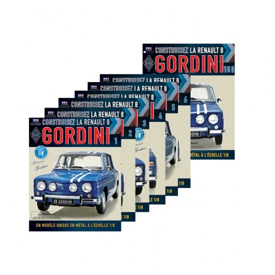 Colectie Macheta auto Renault 8 Gordini KIT Nr.1-101 (Complet), scara 1:8 Eaglemoss
