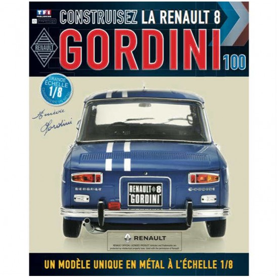 Macheta auto Renault 8 Gordini KIT Nr.100, scara 1:8 Eaglemoss