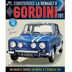 Macheta auto Renault 8 Gordini KIT Nr.101, scara 1:8 Eaglemoss