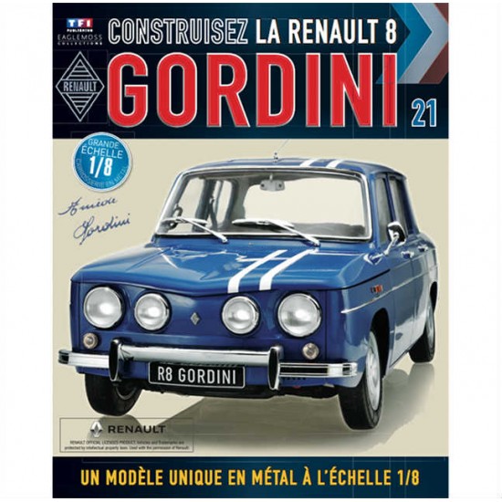 Macheta auto Renault 8 Gordini KIT Nr.21, scara 1:8 Eaglemoss