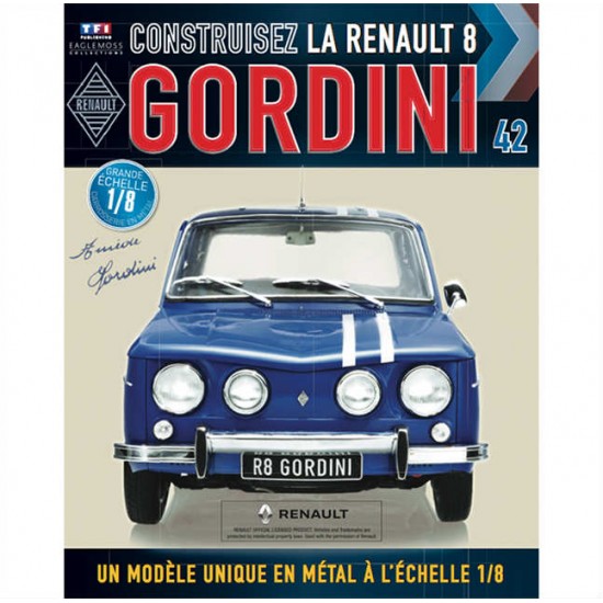 Macheta auto Renault 8 Gordini KIT Nr.42, scara 1:8 Eaglemoss