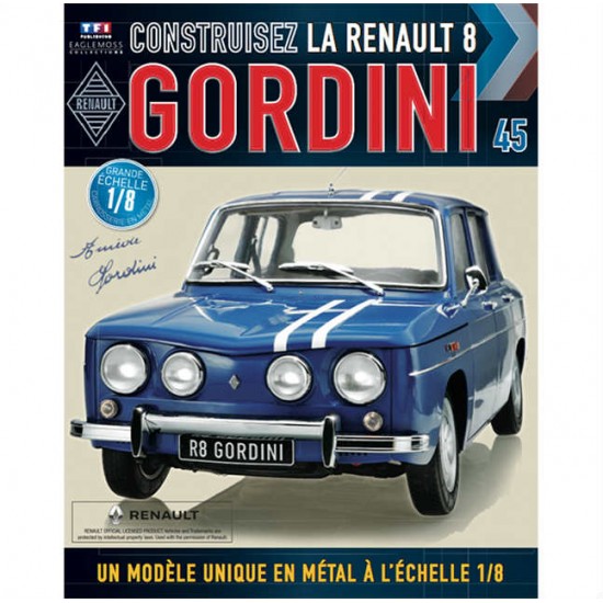 Macheta auto Renault 8 Gordini KIT Nr.45, scara 1:8 Eaglemoss