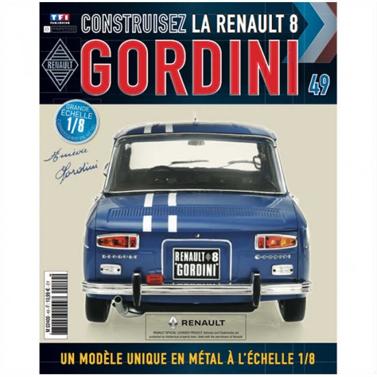 Macheta auto Renault 8 Gordini KIT Nr.49, scara 1:8 Eaglemoss