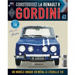 Macheta auto Renault 8 Gordini KIT Nr.62, scara 1:8 Eaglemoss