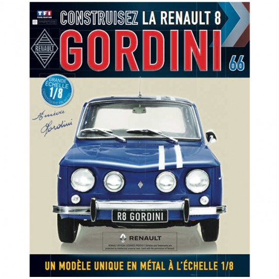 Macheta auto Renault 8 Gordini KIT Nr.66, scara 1:8 Eaglemoss