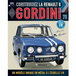 Macheta auto Renault 8 Gordini KIT Nr.75, scara 1:8 Eaglemoss
