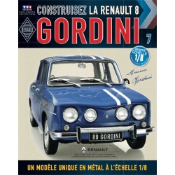 Macheta auto Renault 8 Gordini KIT Nr.7, scara 1:8 Eaglemoss
