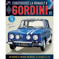 Macheta auto Renault 8 Gordini KIT Nr.81, scara 1:8 Eaglemoss