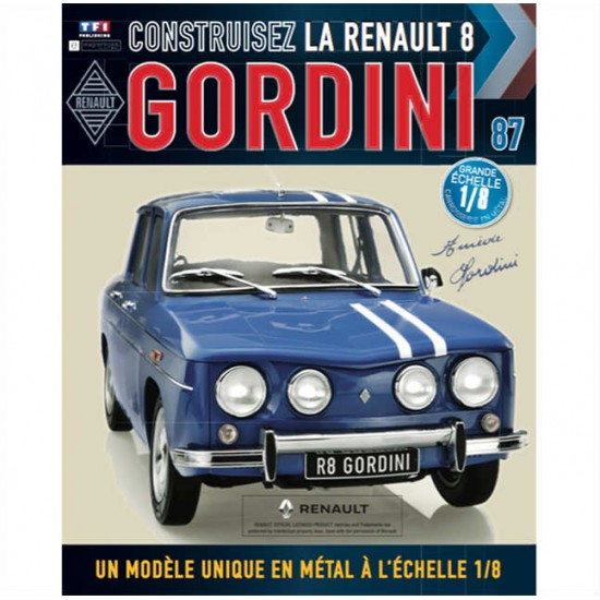 Macheta auto Renault 8 Gordini KIT Nr.87, scara 1:8 Eaglemoss