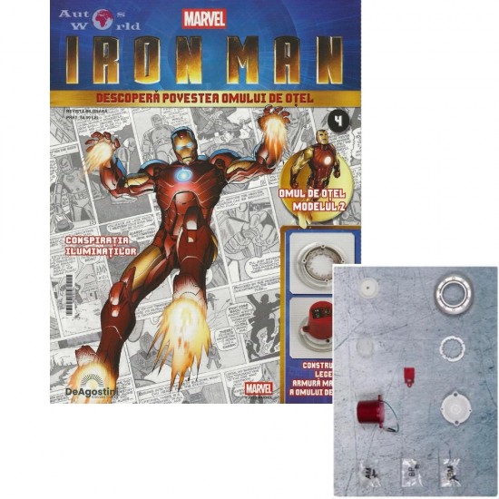 Figurina Iron Man - Armura MARK III, nr.4, 1:4, KIT, DeAgostini
