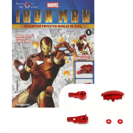 Figurina Iron Man - Armura MARK III, nr.5, 1:4, KIT, DeAgostini