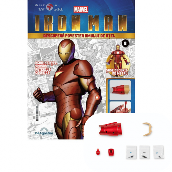 Figurina Iron Man - Armura MARK III, nr.8, 1:4, KIT, DeAgostini