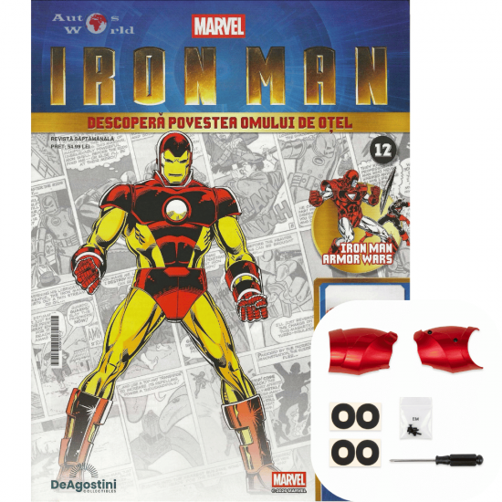 Figurina Iron Man - Armura MARK III, nr.12, 1:4, KIT, DeAgostini