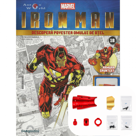 Figurina Iron Man - Armura MARK III, nr.18, 1:4, KIT, DeAgostini